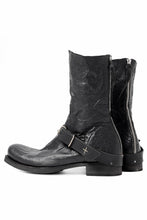 画像をギャラリービューアに読み込む, m.a+ goodyear tall buckle back zipper boots / S1C3Z/VAM (BLACK)