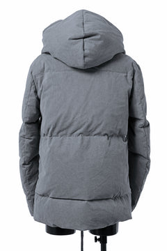 画像をギャラリービューアに読み込む, daub DYEING PUFFER JACKET / GOOSE DOWN (GREY)