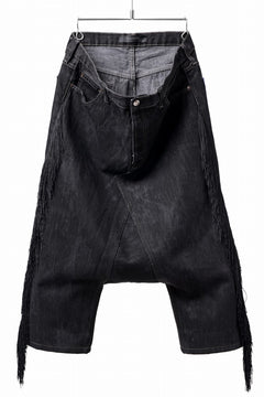 画像をギャラリービューアに読み込む, MASSIMO SABBADIN Re;BUILD "Levi's" DYEING LOWCLOTCH PANTS (black)