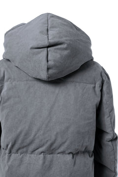 画像をギャラリービューアに読み込む, daub DYEING PUFFER JACKET / GOOSE DOWN (GREY)