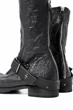 画像をギャラリービューアに読み込む, m.a+ goodyear tall buckle back zipper boots / S1C3Z/VAM (BLACK)