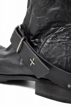 画像をギャラリービューアに読み込む, m.a+ goodyear tall buckle back zipper boots / S1C3Z/VAM (BLACK)