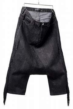 画像をギャラリービューアに読み込む, MASSIMO SABBADIN Re;BUILD "Levi's" DYEING LOWCLOTCH PANTS (black)