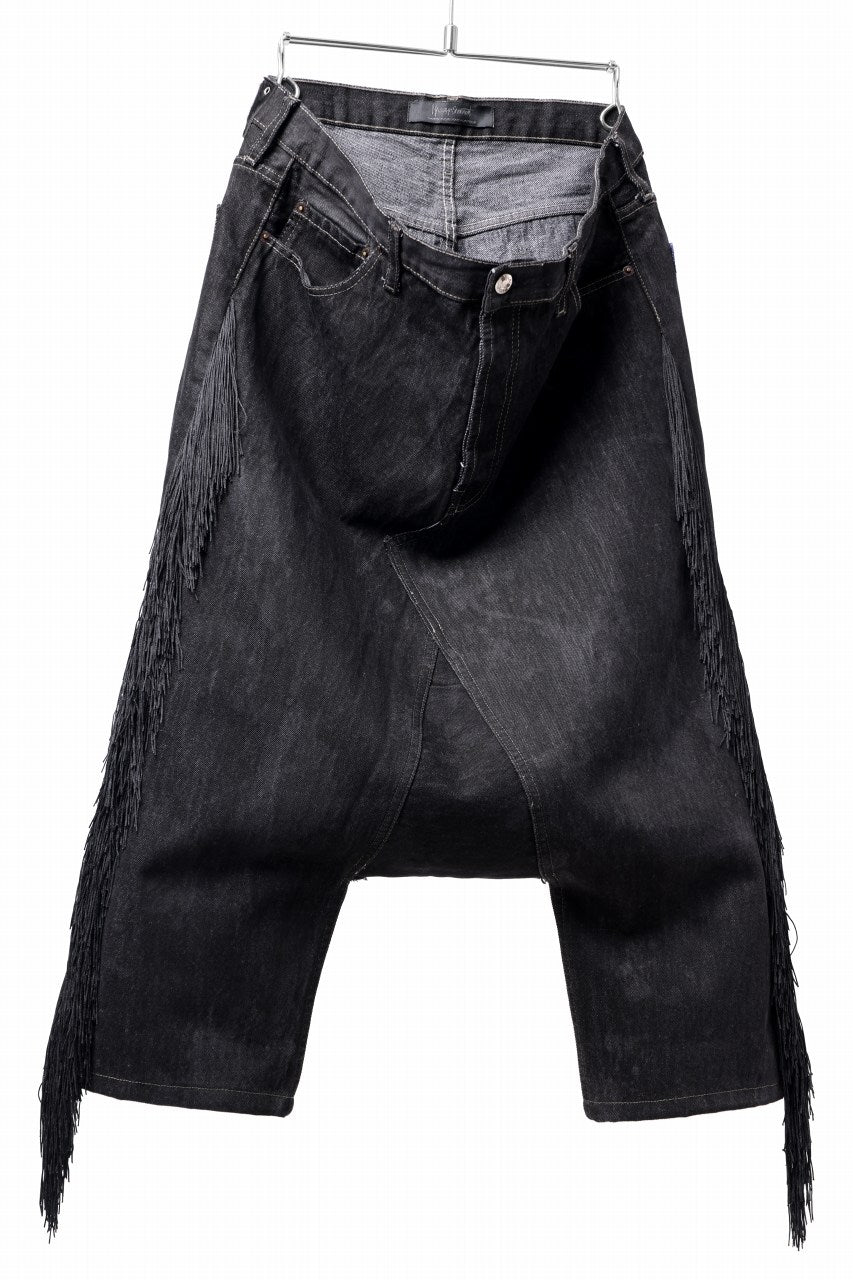 画像をギャラリービューアに読み込む, MASSIMO SABBADIN Re;BUILD "Levi's" DYEING LOWCLOTCH PANTS (black)