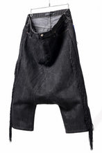 画像をギャラリービューアに読み込む, MASSIMO SABBADIN Re;BUILD "Levi's" DYEING LOWCLOTCH PANTS (black)