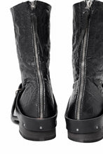 画像をギャラリービューアに読み込む, m.a+ goodyear tall buckle back zipper boots / S1C3Z/VAM (BLACK)