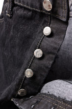 画像をギャラリービューアに読み込む, MASSIMO SABBADIN Re;BUILD "Levi's" DYEING LOWCLOTCH PANTS (black)