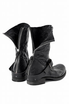 画像をギャラリービューアに読み込む, m.a+ goodyear tall buckle back zipper boots / S1C3Z/VAM (BLACK)