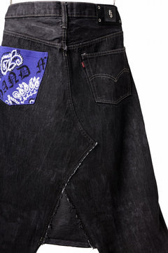 画像をギャラリービューアに読み込む, MASSIMO SABBADIN Re;BUILD "Levi's" DYEING LOWCLOTCH PANTS (black)