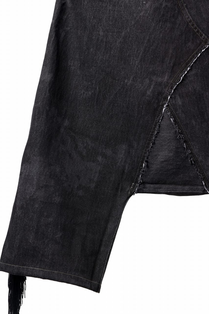 画像をギャラリービューアに読み込む, MASSIMO SABBADIN Re;BUILD "Levi's" DYEING LOWCLOTCH PANTS (black)