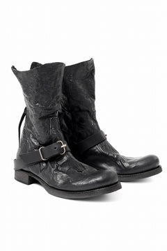 画像をギャラリービューアに読み込む, m.a+ goodyear tall buckle back zipper boots / S1C3Z/VAM (BLACK)
