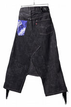画像をギャラリービューアに読み込む, MASSIMO SABBADIN Re;BUILD "Levi's" DYEING LOWCLOTCH PANTS (black)