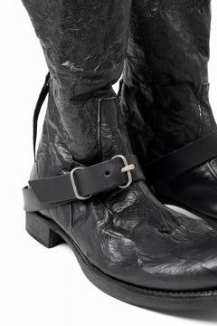 画像をギャラリービューアに読み込む, m.a+ goodyear tall buckle back zipper boots / S1C3Z/VAM (BLACK)