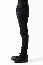 画像をギャラリービューアに読み込む, daub DYEING ERGONOMIC SLIM PANTS / L.TWILL (BLACK)