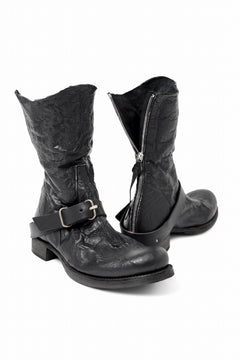 画像をギャラリービューアに読み込む, m.a+ goodyear tall buckle back zipper boots / S1C3Z/VAM (BLACK)