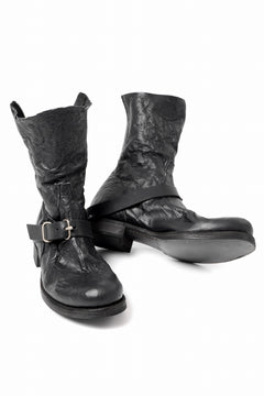 画像をギャラリービューアに読み込む, m.a+ goodyear tall buckle back zipper boots / S1C3Z/VAM (BLACK)