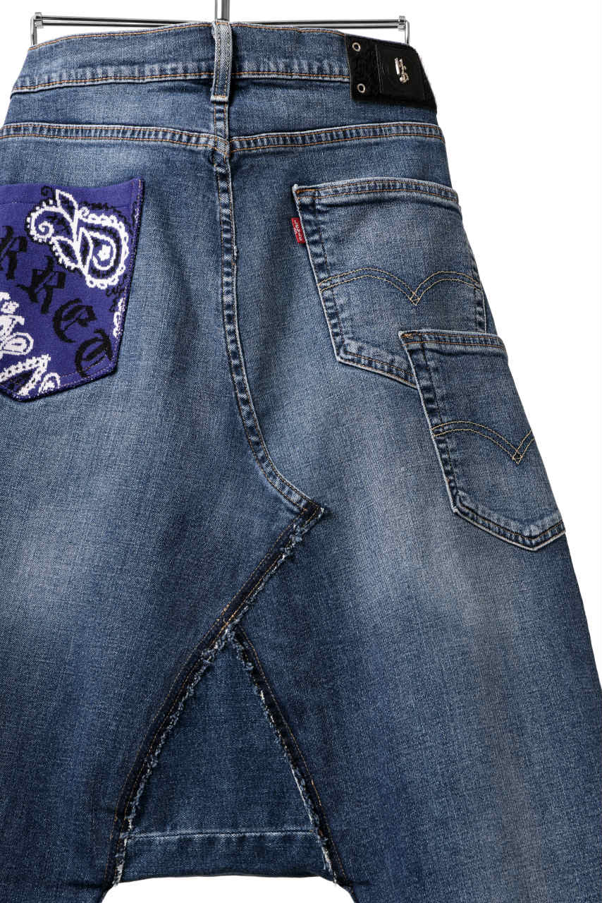 画像をギャラリービューアに読み込む, MASSIMO SABBADIN Re;BUILD "Levi's" LOWCLOTCH PANTS (blue)