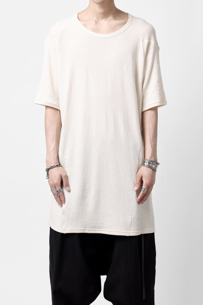 画像をギャラリービューアに読み込む, A.F ARTEFACT SWITCHING PATERN T-SHIRT / L.JERSEY (IVORY)