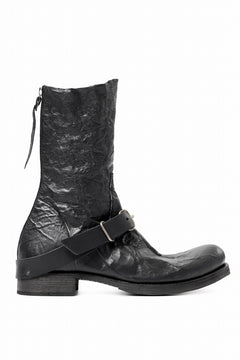 画像をギャラリービューアに読み込む, m.a+ goodyear tall buckle back zipper boots / S1C3Z/VAM (BLACK)