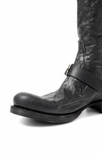 画像をギャラリービューアに読み込む, m.a+ goodyear tall buckle back zipper boots / S1C3Z/VAM (BLACK)