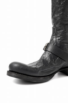 画像をギャラリービューアに読み込む, m.a+ goodyear tall buckle back zipper boots / S1C3Z/VAM (BLACK)