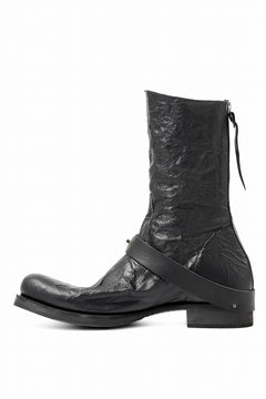 画像をギャラリービューアに読み込む, m.a+ goodyear tall buckle back zipper boots / S1C3Z/VAM (BLACK)