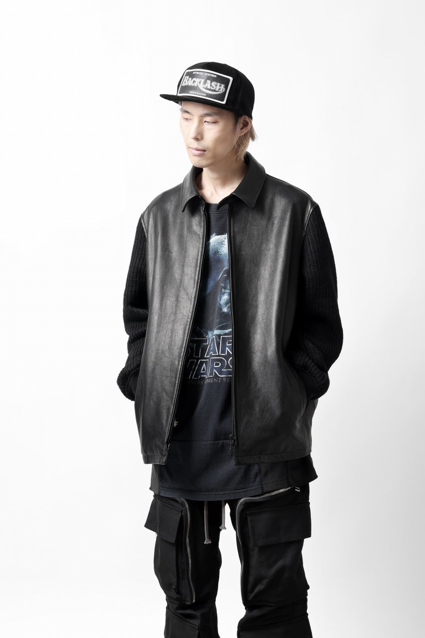 Load image into Gallery viewer, ISAMU KATAYAMA BACKLASH KANGAROO SUEDE MESH CAP (BLACK)