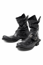 画像をギャラリービューアに読み込む, m.a+ goodyear tall buckle back zipper boots / S1C3Z/VAM (BLACK)