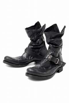 画像をギャラリービューアに読み込む, m.a+ goodyear tall buckle back zipper boots / S1C3Z/VAM (BLACK)