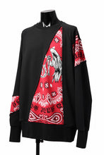 画像をギャラリービューアに読み込む, MASSIMO SABBADIN TOPS wt. CRAZY-PANEL BANDANA APP. (bk red)