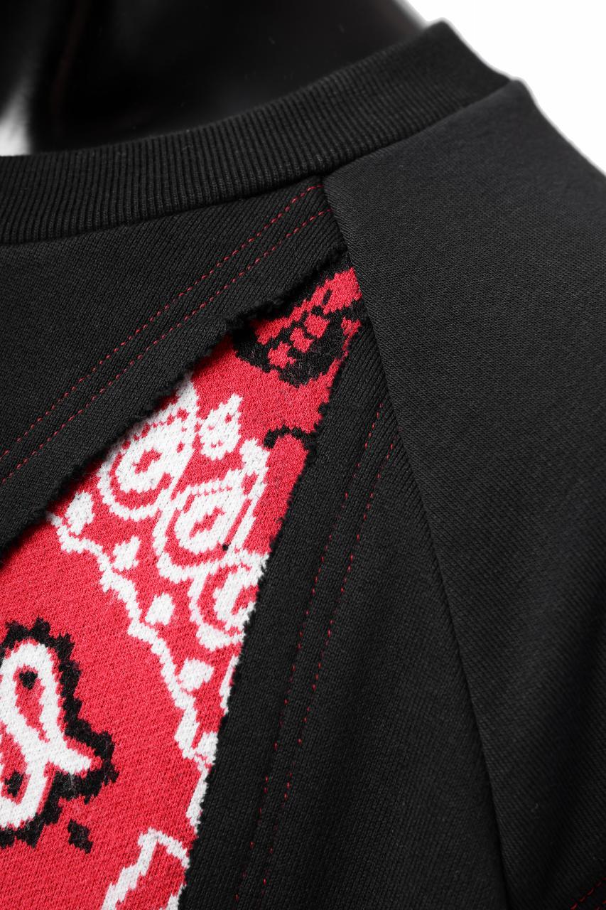 画像をギャラリービューアに読み込む, MASSIMO SABBADIN TOPS wt. CRAZY-PANEL BANDANA APP. (bk red)