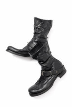 画像をギャラリービューアに読み込む, m.a+ goodyear tall buckle back zipper boots / S1C3Z/VAM (BLACK)