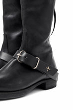 画像をギャラリービューアに読み込む, m.a+ goodyear tall buckle back zipper boots / S1C3Z/CU1,5 (BLACK)