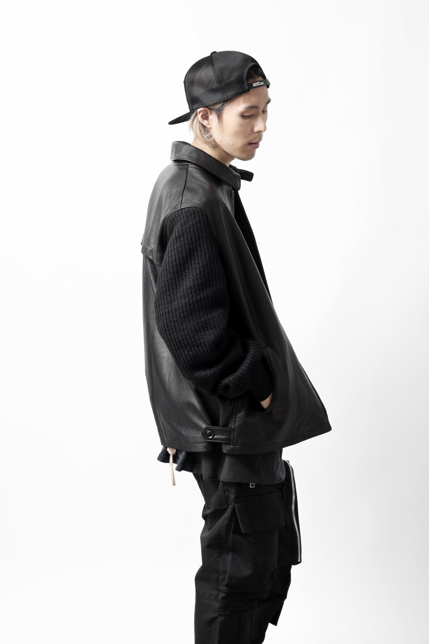 Load image into Gallery viewer, ISAMU KATAYAMA BACKLASH KANGAROO SUEDE MESH CAP (BLACK)