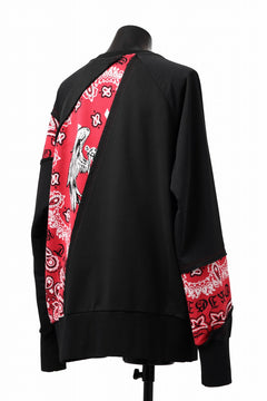 画像をギャラリービューアに読み込む, MASSIMO SABBADIN TOPS wt. CRAZY-PANEL BANDANA APP. (bk red)