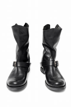 画像をギャラリービューアに読み込む, m.a+ goodyear tall buckle back zipper boots / S1C3Z/CU1,5 (BLACK)
