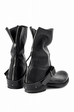画像をギャラリービューアに読み込む, m.a+ goodyear tall buckle back zipper boots / S1C3Z/CU1,5 (BLACK)