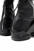 画像をギャラリービューアに読み込む, m.a+ goodyear tall buckle back zipper boots / S1C3Z/CU1,5 (BLACK)
