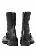 画像をギャラリービューアに読み込む, m.a+ goodyear tall buckle back zipper boots / S1C3Z/CU1,5 (BLACK)