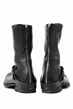 画像をギャラリービューアに読み込む, m.a+ goodyear tall buckle back zipper boots / S1C3Z/CU1,5 (BLACK)