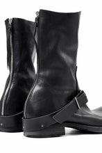 画像をギャラリービューアに読み込む, m.a+ goodyear tall buckle back zipper boots / S1C3Z/CU1,5 (BLACK)