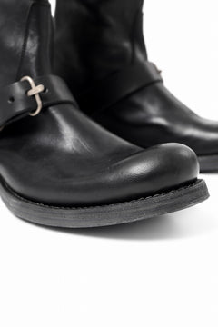 画像をギャラリービューアに読み込む, m.a+ goodyear tall buckle back zipper boots / S1C3Z/CU1,5 (BLACK)