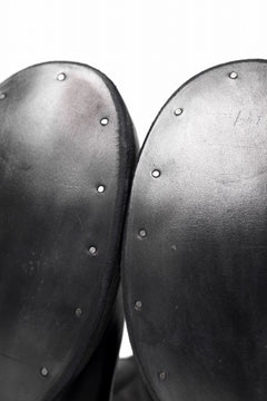 画像をギャラリービューアに読み込む, m.a+ goodyear tall buckle back zipper boots / S1C3Z/CU1,5 (BLACK)