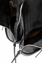 画像をギャラリービューアに読み込む, m.a+ goodyear tall buckle back zipper boots / S1C3Z/CU1,5 (BLACK)