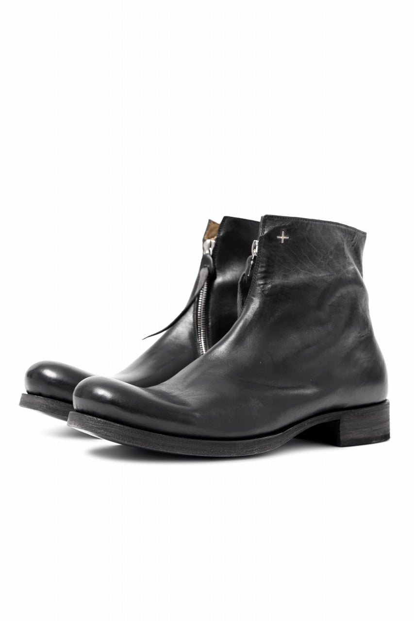 Load image into Gallery viewer, m.a+ side zipped short boot / S1G2Z/CU1,5 (BLACK)