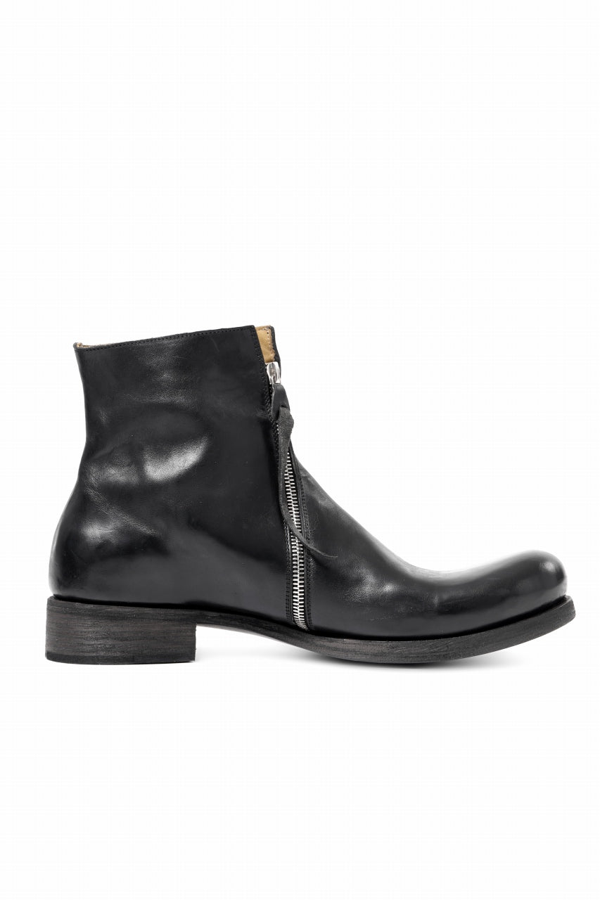 Load image into Gallery viewer, m.a+ side zipped short boot / S1G2Z/CU1,5 (BLACK)