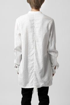 画像をギャラリービューアに読み込む, daub WASHED LONG SHIRT / CL-STRIPE (WHITE)