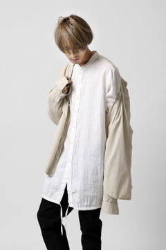 画像をギャラリービューアに読み込む, daub DYEING MINIMAL LS SHIRT / C.POPLIN (SAND)
