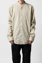 画像をギャラリービューアに読み込む, daub DYEING MINIMAL LS SHIRT / C.POPLIN (SAND)