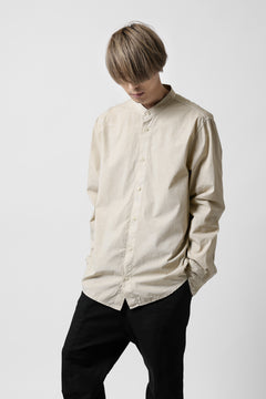 画像をギャラリービューアに読み込む, daub DYEING MINIMAL LS SHIRT / C.POPLIN (SAND)